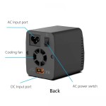 ToolkitRC P200 30V AC100W DC200W Max 10A Mini High Power Adjustable Desktop Power Supply Built-in GaN Output Charger Adapter